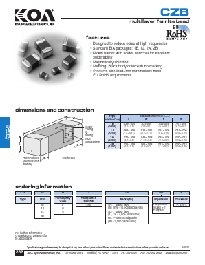 CZB2BFLTE800P Datasheet PDF ETC