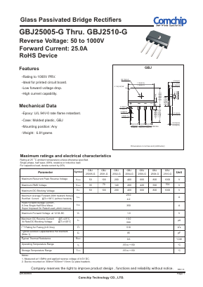 GBJ25005-04-G Datasheet PDF ETC