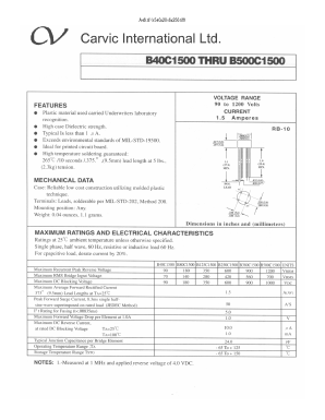 B500C1500 Datasheet PDF ETC