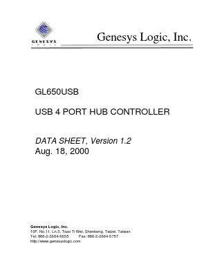 GL650USB Datasheet PDF ETC