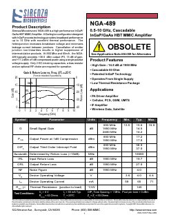 NGA-489 Datasheet PDF ETC