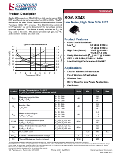 SGA-8343 Datasheet PDF ETC