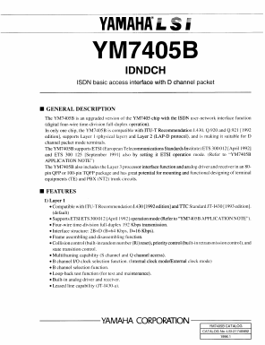YM7405B Datasheet PDF ETC