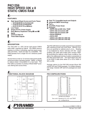 P4C1256-70DC Datasheet PDF ETC