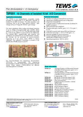 TIP501-10 Datasheet PDF ETC