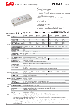 PLC-60-15 Datasheet PDF ETC