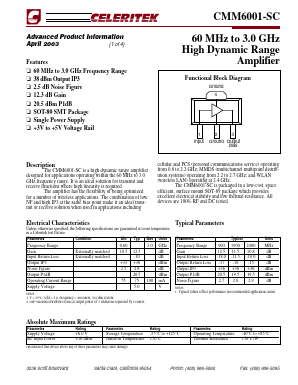 PB-CMM6001-SC Datasheet PDF ETC