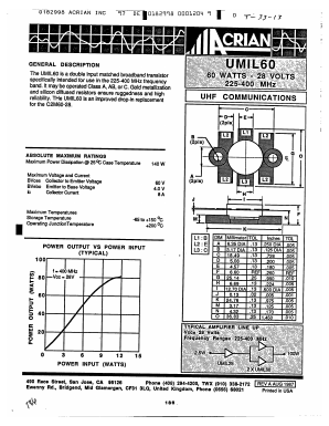 UMIL60 Datasheet PDF ETC