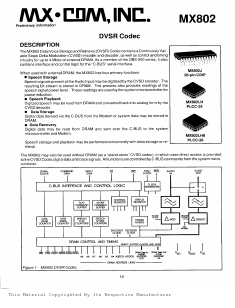 MX802LH Datasheet PDF ETC