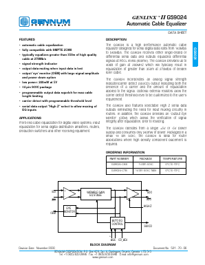 GS9024 Datasheet PDF ETC