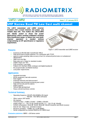 LMR2-433-5-12K5 Datasheet PDF ETC