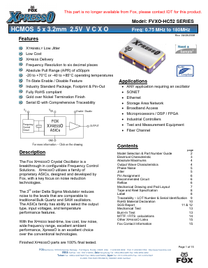 FVXO-HC52BR-90-99 Datasheet PDF ETC