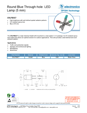 OVLFB3C7 Datasheet PDF ETC