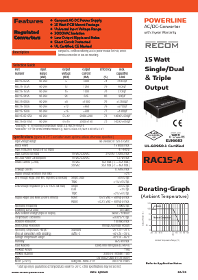 RAC15-12DA Datasheet PDF ETC