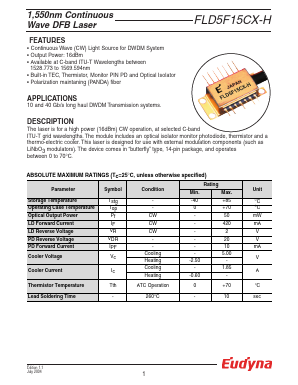 FLD5F15CX-H9450 Datasheet PDF ETC