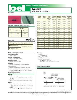 MS750 Datasheet PDF ETC