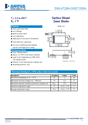 SML4735A Datasheet PDF ETC