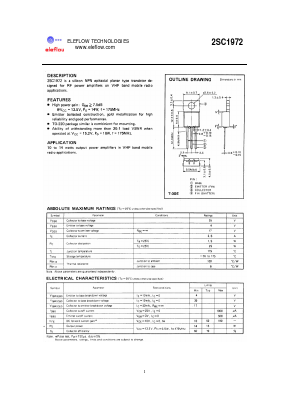 2SC1972 Datasheet PDF ETC