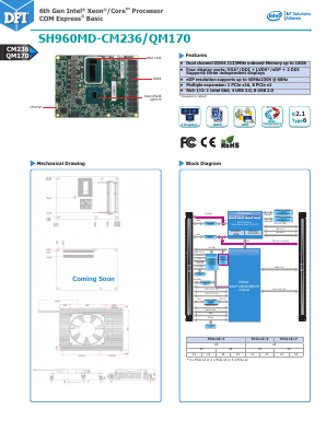 SH960MD-QM170 Datasheet PDF ETC