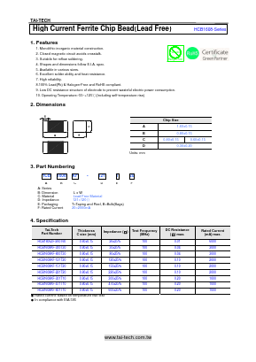 HCB1608 Datasheet PDF ETC