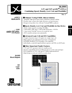 QL2003-2PF144C Datasheet PDF ETC1