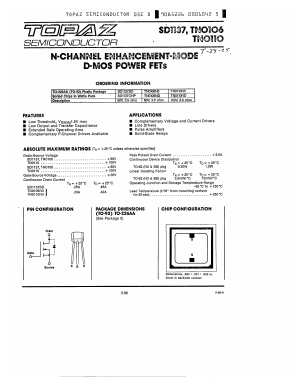 TN0106ND Datasheet PDF ETC1