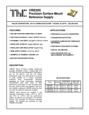 VRE205M Datasheet PDF ETC1
