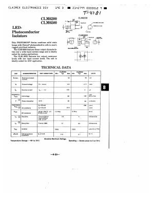 CLM6200 Datasheet PDF ETC1