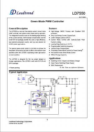 LD7550BN Datasheet PDF ETC1