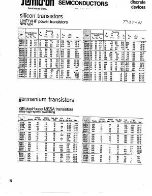 2N705A Datasheet PDF ETC1