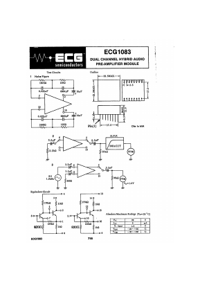 ECG1083 Datasheet PDF ETC1