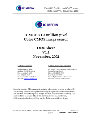 ICM-108BPA Datasheet PDF ETC1