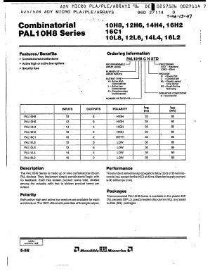 PAL16L2 Datasheet PDF ETC1