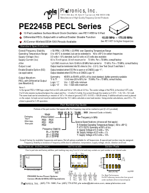 PE2145BE-70.0M Datasheet PDF ETC1