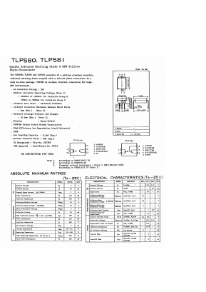 TLP580 Datasheet PDF ETC1