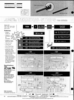 TSM-113-01-F-MT-K Datasheet PDF ETC1
