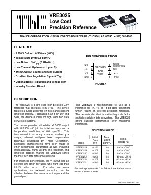 VRE3025 Datasheet PDF ETC1