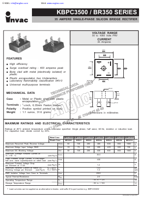 KBPC3508 Datasheet PDF ETC1