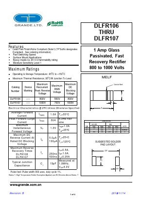 DLFR106 Datasheet PDF ETC1