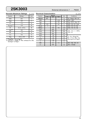 2SK3003 Datasheet PDF ETC1