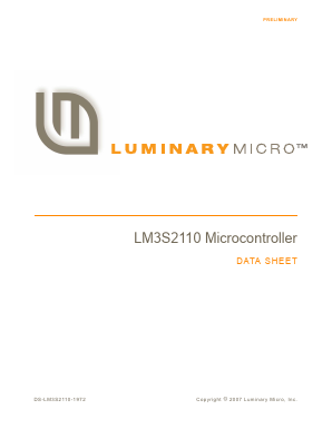 LM3S2110-IQC20-B0T Datasheet PDF ETC2