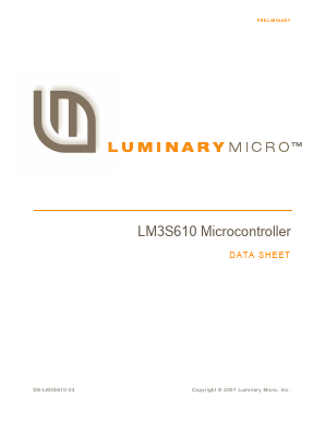 LM3S610-IQN20-A2 Datasheet PDF ETC2