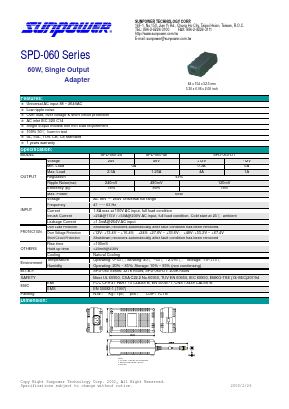 SPD-060 Datasheet PDF ETC2