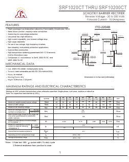 SRF1050CT Datasheet PDF ETC2
