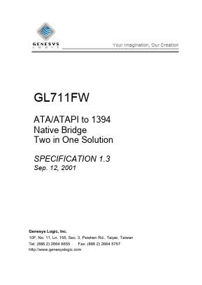 GL711FW Datasheet PDF ETC2