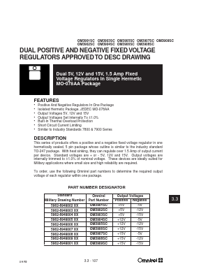 OM3907SC Datasheet PDF ETC2