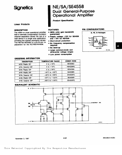 NE4558 Datasheet PDF ETC2