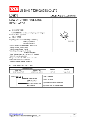 LD3870 Datasheet PDF E-Tech Electronics LTD