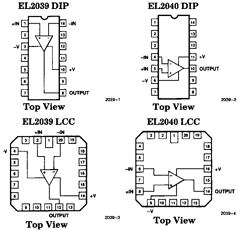 EL2039C Datasheet PDF Elantec -> Intersil
