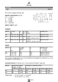 B66319-G180-X187 Datasheet PDF EPCOS AG